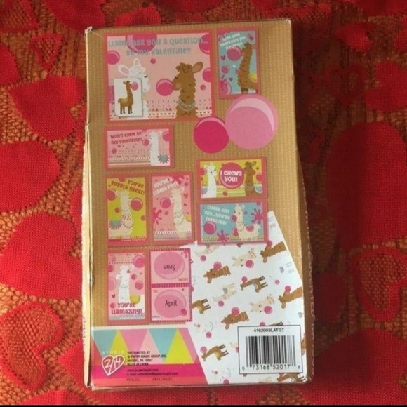 Paper Magic Bubbly Llama Valentines 32 Count - Picture 2 of 2